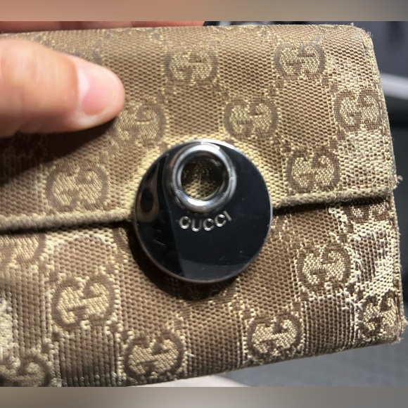 Gucci canvas monogram eclipse wallet - Picture 3 of 13